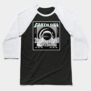 Earth Day 2024 and Beyond Eclipse Earth Sun Moon Astronaut space Baseball T-Shirt